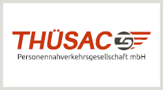 Logo der THÜSAC Personennahverkehrsgesellschaft mbH